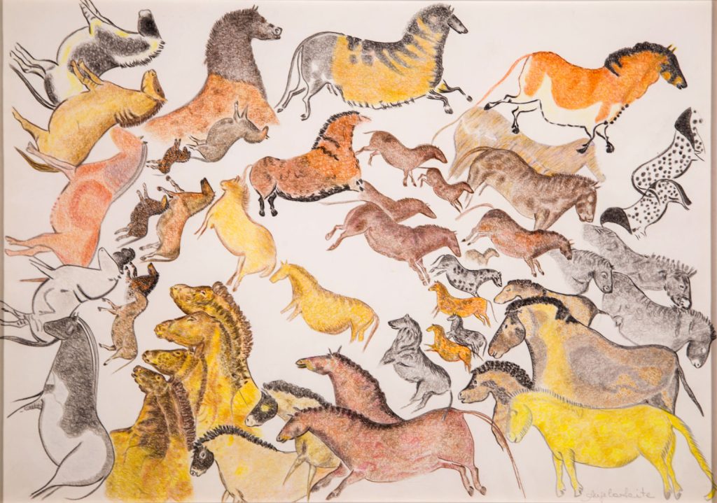 Angela Leite - desenhos - cavalos