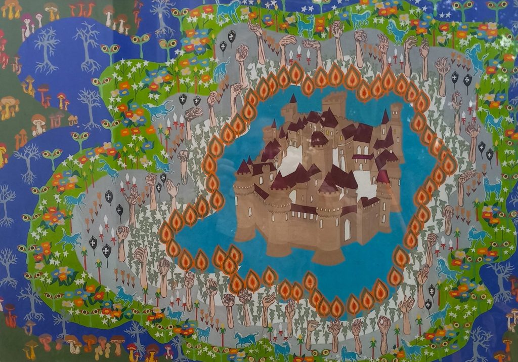 Angela Leite - pintura - O Castelo
