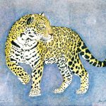 Panthera onca Lápis-de-cor, 51,1 x 61,1cm (VxH) Distribuição: América do Sul, Central e Sul dos EUA