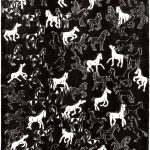 Equus caballus Xilogravura, 44,5 x 35cm (VxH)