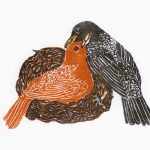Platycichla flavipes Xilogravura, 15 x 19cm (VxH) Distribuição: Paraíba ao Rio Grande do Sul